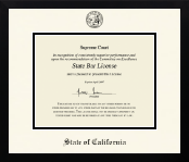 State of California diploma frame - Icon in Gotham