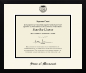 State of Missouri diploma frame - Icon in Gotham