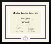 Western Carolina University diploma frame - Dimensions Spirit in Gotham