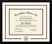 Lock Haven University diploma frame - Dimensions Spirit in Gotham