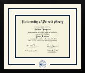 University of Detroit Mercy diploma frame - Dimensions Spirit in Gotham