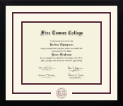 Five Towns College diploma frame - Dimensions Spirit in Gotham