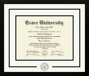 Grace University diploma frame - Dimensions Spirit in Gotham