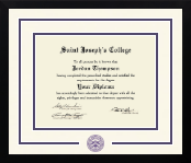 Saint Joseph's College in Indiana diploma frame - Dimensions Spirit in Gotham