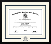 International Distinguished Scholars Honor Society diploma frame - Dimensions Spirit in Gotham
