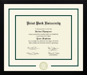 Point Park University diploma frame - Dimensions Spirit in Gotham