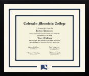 Colorado Mountain College diploma frame - Dimensions Spirit in Gotham