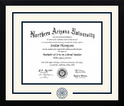 Northern Arizona University diploma frame - Dimensions Spirit in Gotham