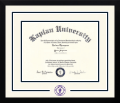 Kaplan University diploma frame - Dimensions Spirit in Gotham