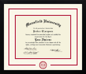 Mansfield University of Pennsylvania diploma frame - Dimensions Spirit in Gotham