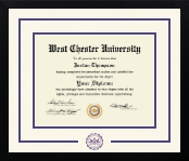 West Chester University diploma frame - Dimensions Spirit in Gotham