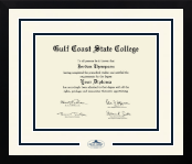 Gulf Coast State College diploma frame - Dimensions Spirit in Gotham