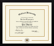 Oakland University diploma frame - Dimensions Spirit in Gotham