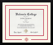 Valencia College diploma frame - Dimensions Spirit in Gotham