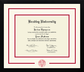 Bradley University diploma frame - Dimensions Spirit in Gotham
