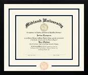 Midland University diploma frame - Dimensions Spirit in Gotham