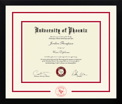 University of Phoenix diploma frame - Dimensions Spirit in Gotham