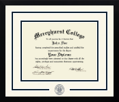 Mercyhurst College North East diploma frame - Dimensions Spirit in Gotham