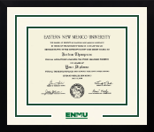 Eastern New Mexico University diploma frame - Dimensions Spirit in Gotham