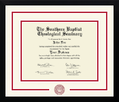 The Southern Baptist Theological Seminary diploma frame - Dimensions Spirit in Gotham