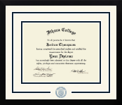 Ithaca College diploma frame - Dimensions Spirit in Gotham
