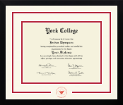 York College in New York diploma frame - Dimensions Spirit in Gotham