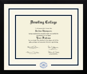 Dowling College diploma frame - Dimensions Spirit in Gotham