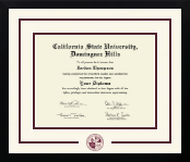 California State University Dominguez Hills diploma frame - Dimensions Spirit in Gotham