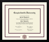 Campbellsville University diploma frame - Dimensions Spirit in Gotham
