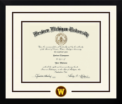 Western Michigan University diploma frame - Dimensions Spirit in Gotham