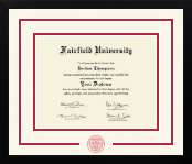 Fairfield University diploma frame - Dimensions Spirit in Gotham