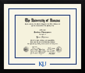 The University of Kansas diploma frame - Dimensions Spirit in Gotham