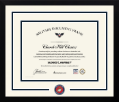 United States Marine Corps diploma frame - Dimensions Spirit in Gotham