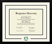 Binghamton University diploma frame - Dimensions Spirit in Gotham