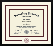 Bloomsburg University diploma frame - Dimensions Spirit in Gotham