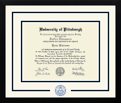 University of Pittsburgh at Bradford diploma frame - Dimensions Spirit in Gotham