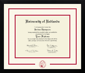University of Redlands diploma frame - Dimensions Spirit in Gotham