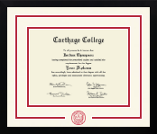 Carthage College diploma frame - Dimensions Spirit in Gotham