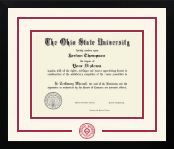 The Ohio State University diploma frame - Dimensions Spirit in Gotham