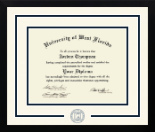University of West Florida diploma frame - Dimensions Spirit in Gotham