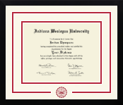 Indiana Wesleyan University diploma frame - Dimensions Spirit in Gotham
