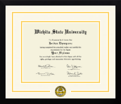 Wichita State University diploma frame - Dimensions Spirit in Gotham
