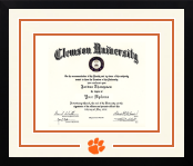 Clemson University diploma frame - Dimensions Spirit in Gotham