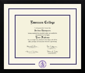 Emerson College diploma frame - Dimensions Spirit in Gotham