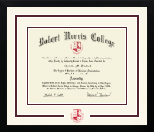 Robert Morris College in Illinois diploma frame - Dimensions Spirit in Gotham