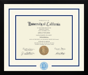 University of California Los Angeles diploma frame - Dimensions Spirit in Gotham