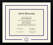 Alfred University diploma frame - Dimensions Spirit in Gotham