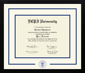 East Coast Polytechnic Institute University diploma frame - Dimensions Spirit in Gotham