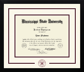 Mississippi State University diploma frame - Dimensions Spirit in Gotham