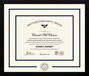 United States Navy diploma frame - Dimensions Spirit in Gotham